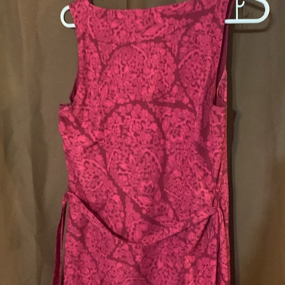 NWOT White House Black Market Beaded Neckline Ruffle Hem Dress - Picture 8 of 9